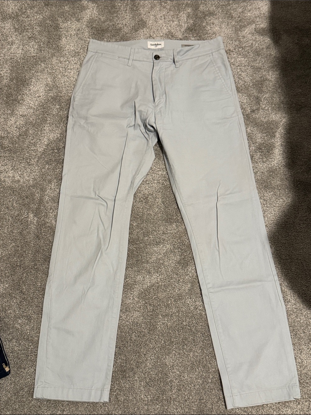 Goodfellow & Co Light Gray-Blue Chino Pants